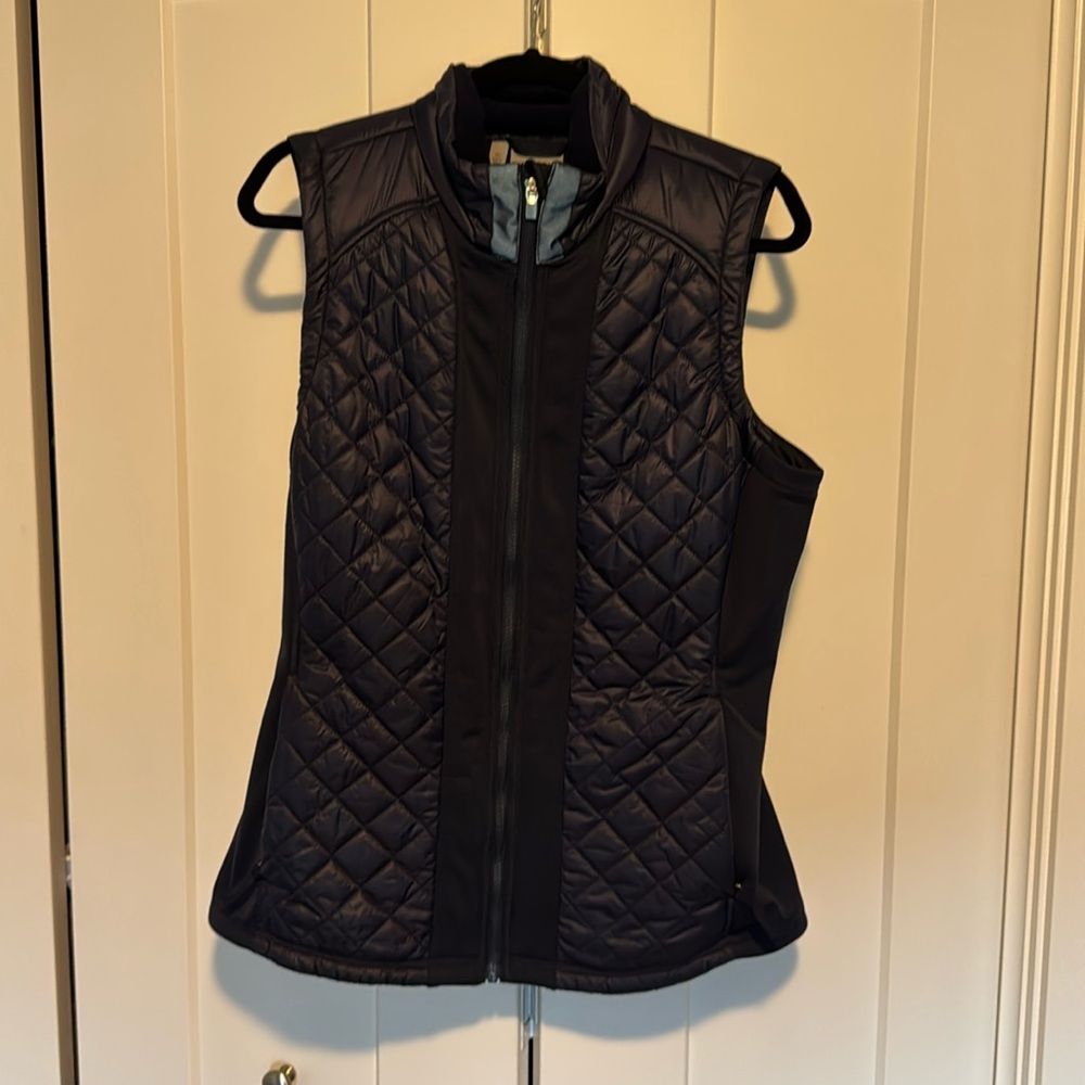 Athleta navy blue vest size XL